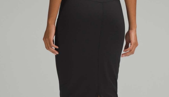 Lululemon Nulu Slim-Fit High-Rise Skirt Black - Picture 2 of 9